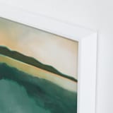 "Tranquil Harbor" - Art Print in Tranquil Green by AlisonJerry - Frame Close-up