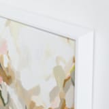 "Slopes" - Art Print in Straw by Melanie Severin - Frame Close-up