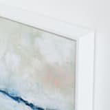 "Solstice" - Art Print in Snow by Lindsay Megahed - Frame Close-up