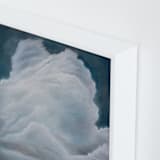 "I still see giants" - Art Print in cloud white by Kelly Money - Frame Close-up