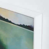 "Whispering Pines" - Art Print in Whisper Green by AlisonJerry - Frame Close-up