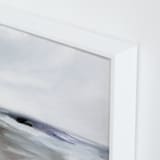 "Sweeping Azure II" - Art Print in Azure by Nicoletta Savod - Frame Close-up