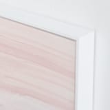 "Cascading Sky" - Art Print in Blush Pink by Little Valley Studio - Frame Close-up