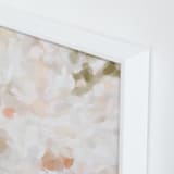 "Whispered 1" - Art Print in coral by Melanie Severin - Frame Close-up