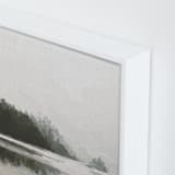 "LakeView II" - Art Print in Misty Grey by Amy Hall - Frame Close-up