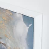 "Undertow" - Art Print in Gray Blue by Julia Contacessi - Frame Close-up