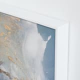 "Undertow" - Art Print in Gray Blue by Julia Contacessi - Frame Close-up