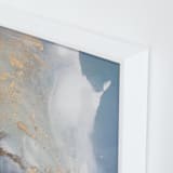"Undertow" - Art Print in Gray Blue by Julia Contacessi - Frame Close-up