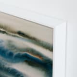 "Blue Embrace / Sky over Ocean" - Art Print in Moonlight Blue by Marta Spendowska - Frame Close-up