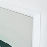 "Abstract Pacific Seascape Diptych 2" - Art Print in Turquoise by Caryn Owen - Frame Close-up