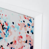 "Grapefruity Too" - Art Print in Coral by Katie Craig - Frame Close-up