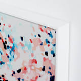 "Grapefruity Too" - Art Print in Coral by Katie Craig - Frame Close-up