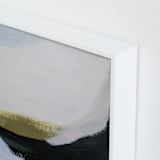 "Elemental layers" - Art Print in Olive by Melanie Severin - Frame Close-up