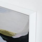 "Elemental layers" - Art Print in Olive by Melanie Severin - Frame Close-up