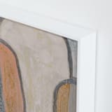 "calm distress" - Art Print in beachy grey by Kate Cawood - Frame Close-up