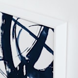 "Quietly Alive" - Art Print in Night by Roann Mathias - Frame Close-up