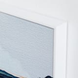 "Bayside" - Art Print in Sea by Kayla King - Frame Close-up