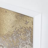 "Aurum Sand No. 3" - Art Print in Gold by Julia Contacessi - Frame Close-up