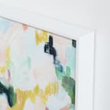 "The Meadow" - Art Print in Pear by Melanie Severin - Frame Close-up