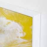 "Western Dawn" - Art Print in Cadmium Yellow by Stephanie Goos Johnson - Frame Close-up