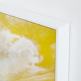 "Western Dawn" - Art Print in Cadmium Yellow by Stephanie Goos Johnson - Frame Close-up