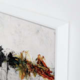 "Le Mirage" - Art Print in Black Grey by Carmen Guedez - Frame Close-up