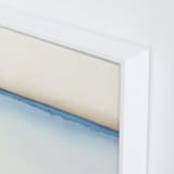 "Playa One" - Art Print in Nautical Blue by Emily Magone - Frame Close-up