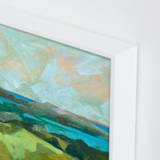 "Shore Thing" - Art Print in Sea Green by Jess Franks - Frame Close-up