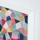 "Kaleidoscope No.1" - Art Print in Cerise by Hooray Creative - Frame Close-up