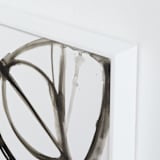"Plant Cell 6" - Art Print in Charcoal by Mary Gaspar - Frame Close-up
