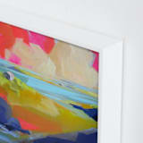 "Gone Coastal" - Art Print in Deep Blue by Jess Franks - Frame Close-up