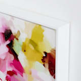 "By the window II" - Art Print in Mustard by Parima Studio - Frame Close-up