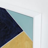 "Continental" - Art Print in Sunshine by Amy Gray - Frame Close-up