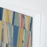 "Non Stop Fun" - Art Print in Lagoon by Pippin Schupbach - Frame Close-up