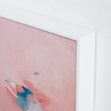 "Soft Coral" - Art Print in Soft Coral by Caryn Owen - Frame Close-up