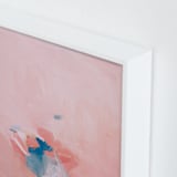 "Soft Coral" - Art Print in Soft Coral by Caryn Owen - Frame Close-up