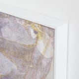 "Soft Shimmer No. 1" - Art Print in Soft Lavender Gold by Julia Contacessi - Frame Close-up