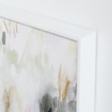 "Ever Softly" - Art Print in Charcoal by Melanie Severin - Frame Close-up
