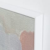 "Lay Down, Look Up" - Art Print in White by Kayla King - Frame Close-up