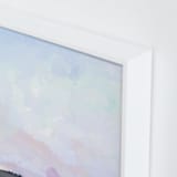 "Pink Summer Haze" - Art Print in White by Sara Shashani - Frame Close-up