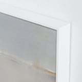"Winter Beach" - Art Print in White by Sadie Holden - Frame Close-up