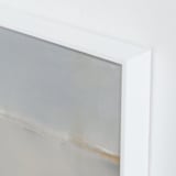 "Winter Beach" - Art Print in White by Sadie Holden - Frame Close-up
