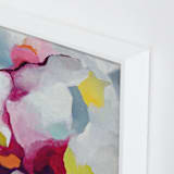 "Infusion" - Art Print in blue by Mya Bessette - Frame Close-up