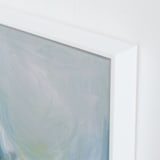 "Teal Winds" - Art Print in Teal by Emily Jeffords - Frame Close-up