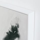 "Mother Embrace Color" - Art Print in Pewter by Kate Ahn - Frame Close-up