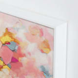 "More Than Enough" - Art Print in Hibiscus Pink by Mya Bessette - Frame Close-up