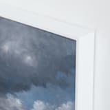 "Topland Storm" - Art Print in Thunder Blue by Stephanie Goos Johnson - Frame Close-up