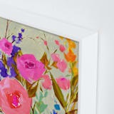 "Fancy Free" - Art Print in Rainbow by Jess Franks - Frame Close-up