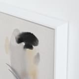 "chickadee" - Art Print in Neutral Beige by Christa - Frame Close-up