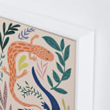 "Ever Changing" - Art Print in Peach by Megan Zang - Frame Close-up